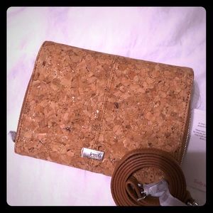 Sparkle Cork 31 crossbody NWT